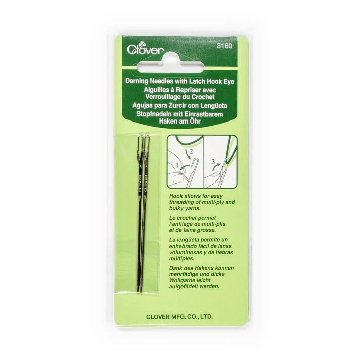 Darning Needle with Latch Hook Eye CL-3160