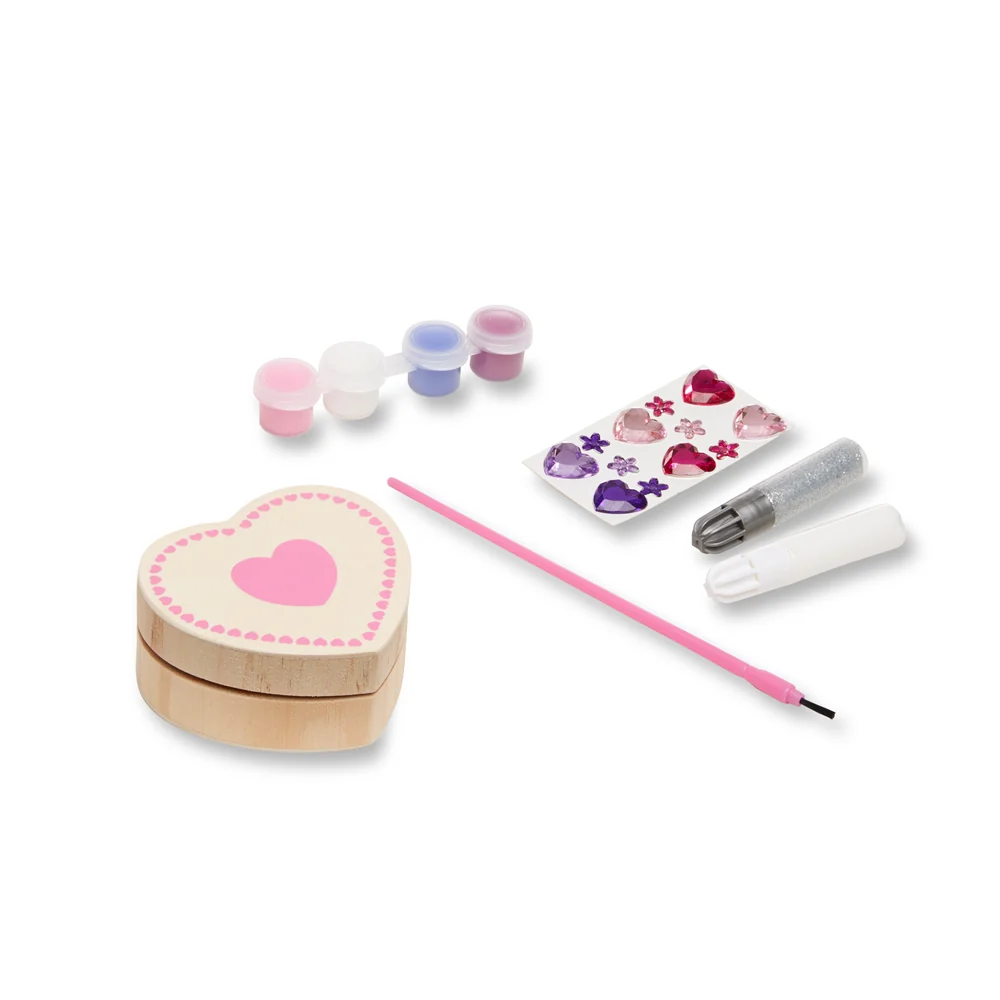 Decorate Your Own Wooden Heart Box 8850 - Image 2