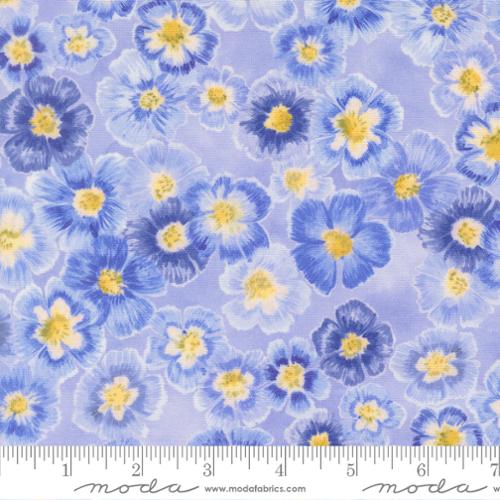 Delphinium Collection Auricula Floral Cotton Fabric 24650 - Image 2