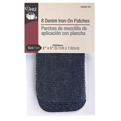 Denim Iron-On Patches 55200-3D