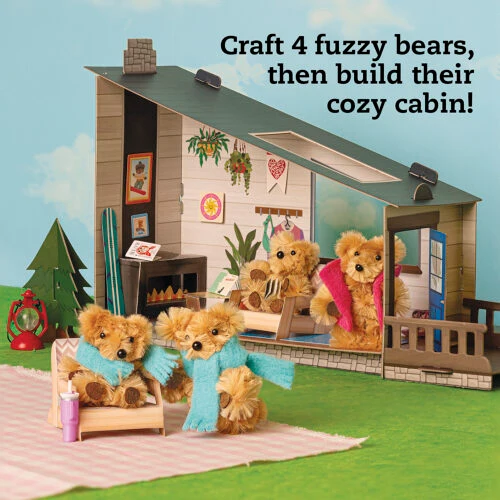 DIY Miniature Cozy Bear Cabin 9781546176176 - Image 4