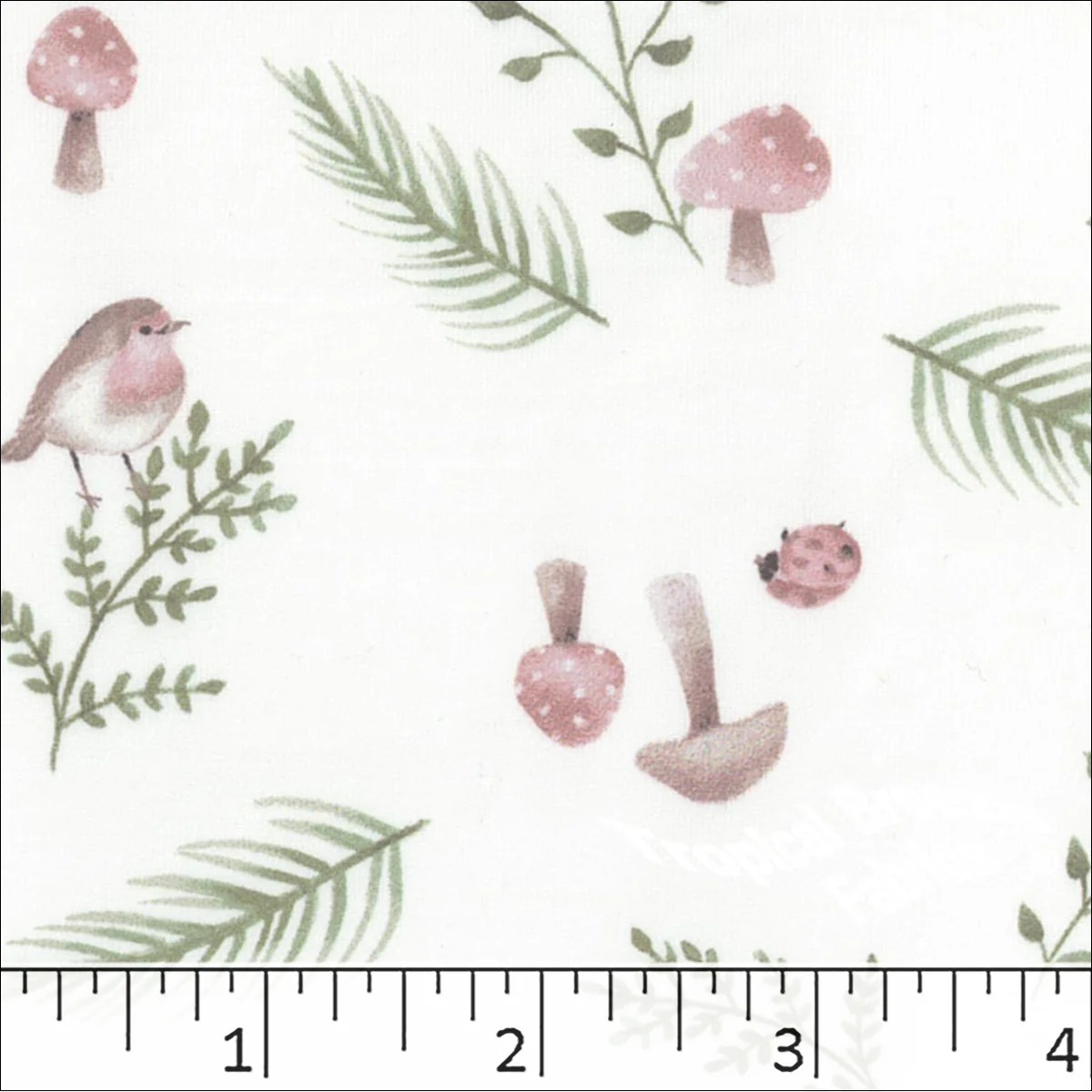 Double Brushed Nature Print Knit Fabric 572619 - Image 2