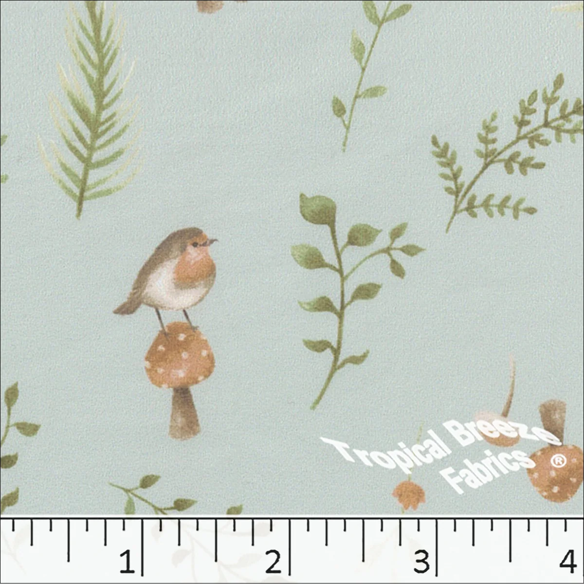 Double Brushed Nature Print Knit Fabric 572619 - Image 5