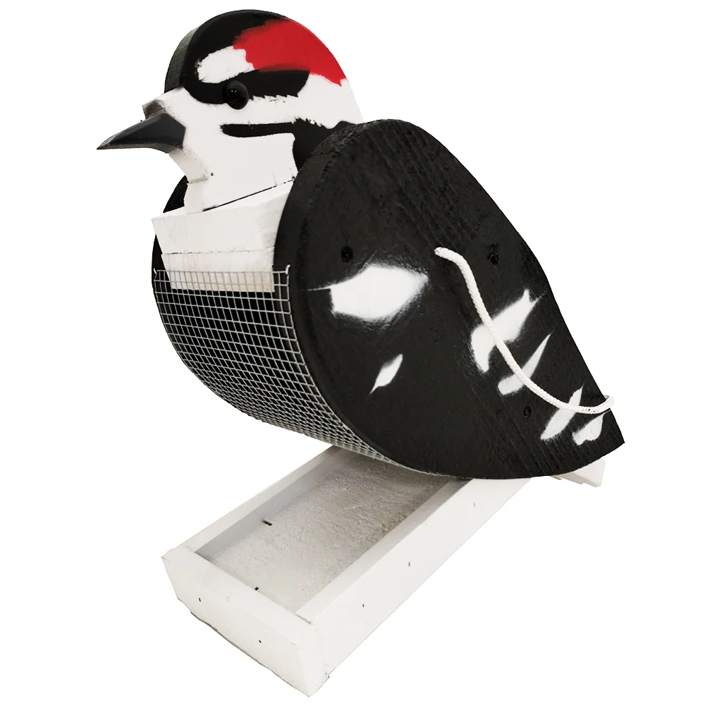 Downy Woodpecker Bird Feeder