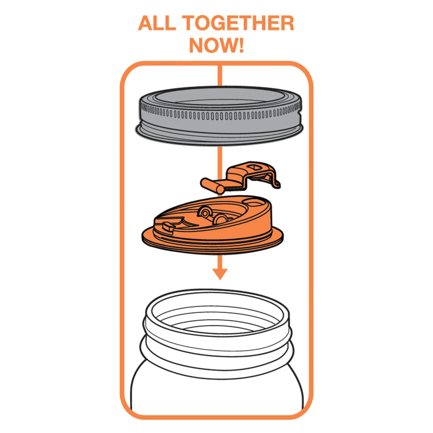 Drinking Cup Mason Jar Lid 82615 - Image 3