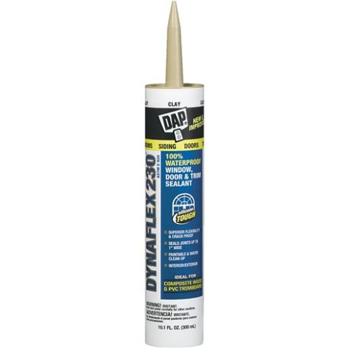 10.1 oz Dynaflex 230 Clay Premium Window, Door And Trim Sealant