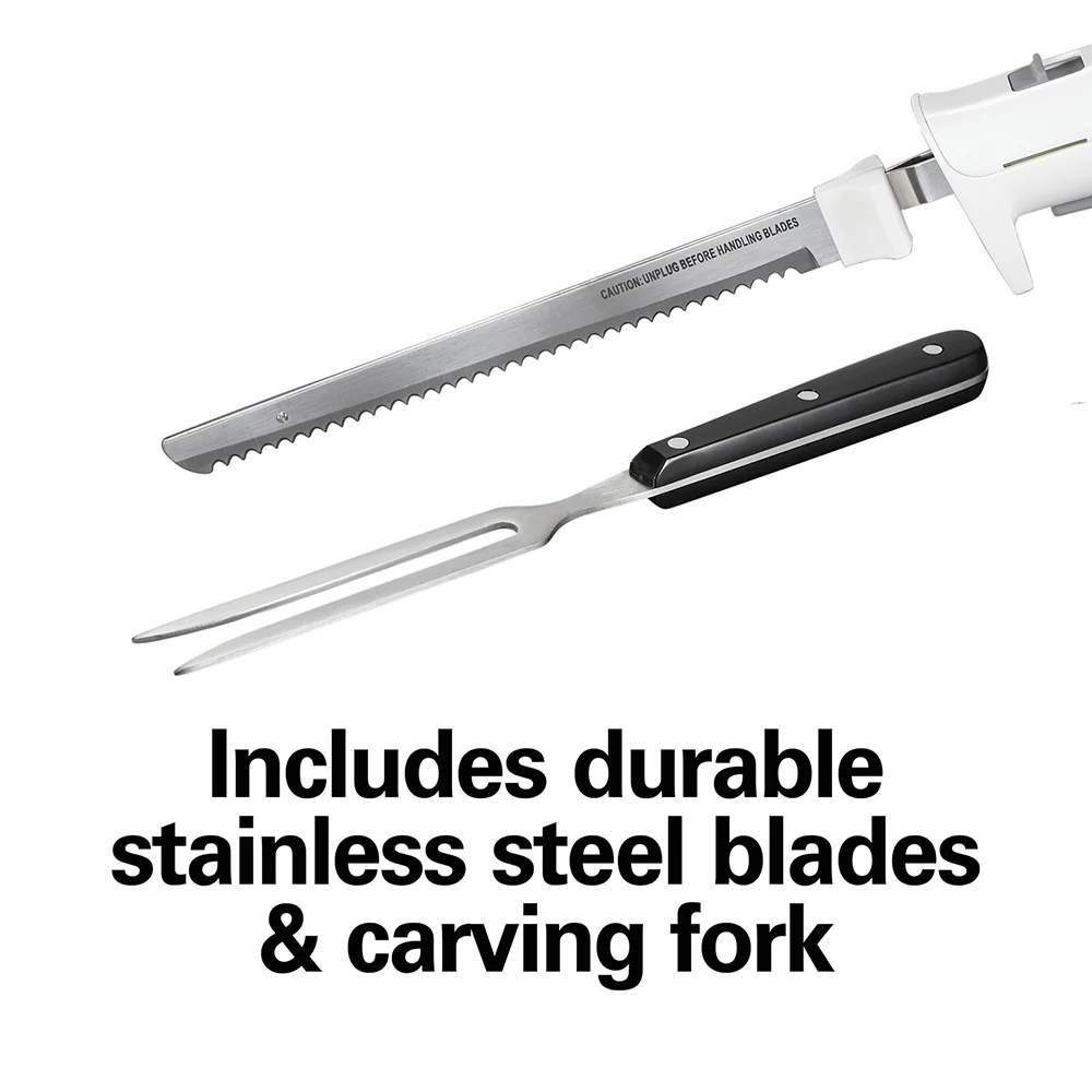 Electric Knife Set with Fork and Case 74251 - Image 7