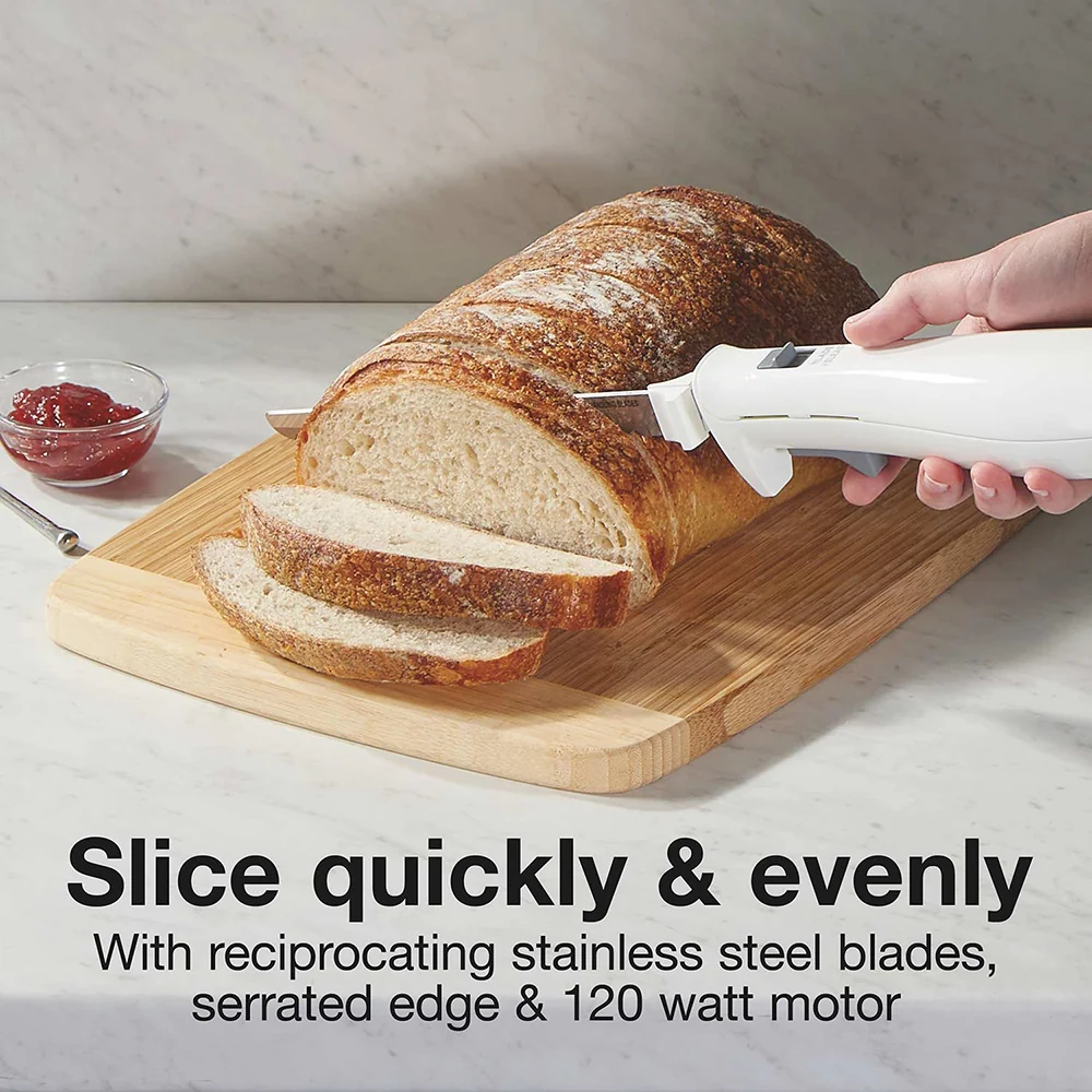 Electric Knife with Stainless Steel Blades 74312 - Image 3