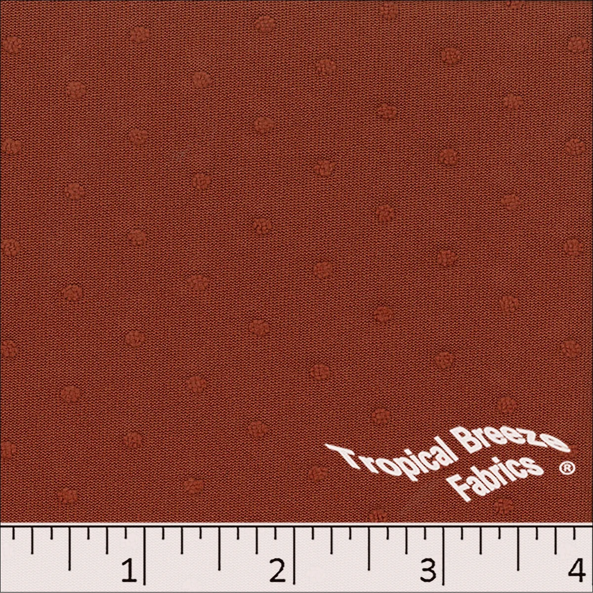 Embossed Swiss Dot Polyester Knit Fabric 32323 - Image 11