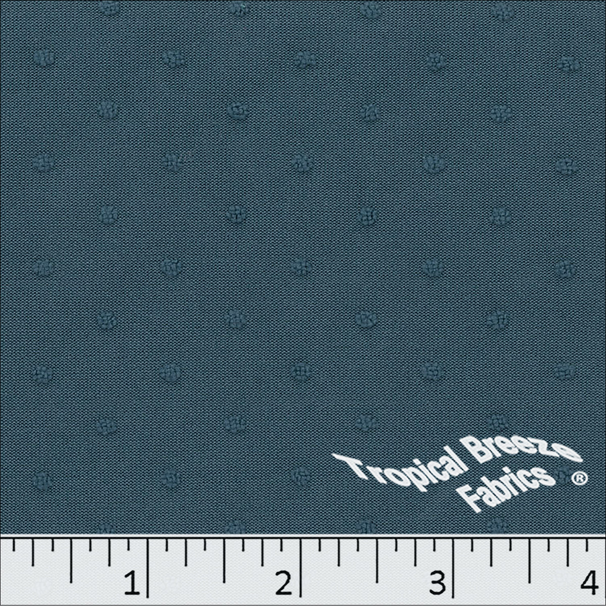 Embossed Swiss Dot Polyester Knit Fabric 32323 - Image 12