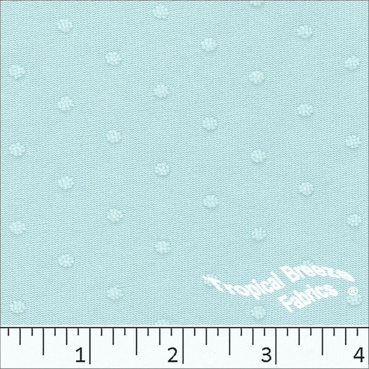 Embossed Swiss Dot Polyester Knit Fabric 32323 - Image 17