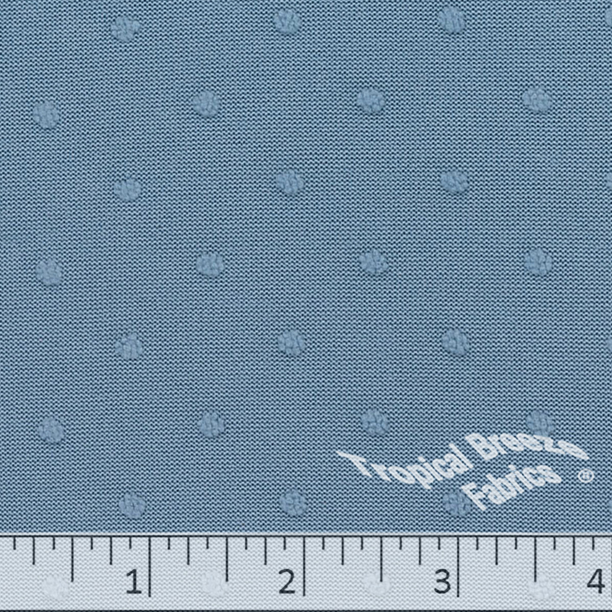 Embossed Swiss Dot Polyester Knit Fabric 32323 - Image 2