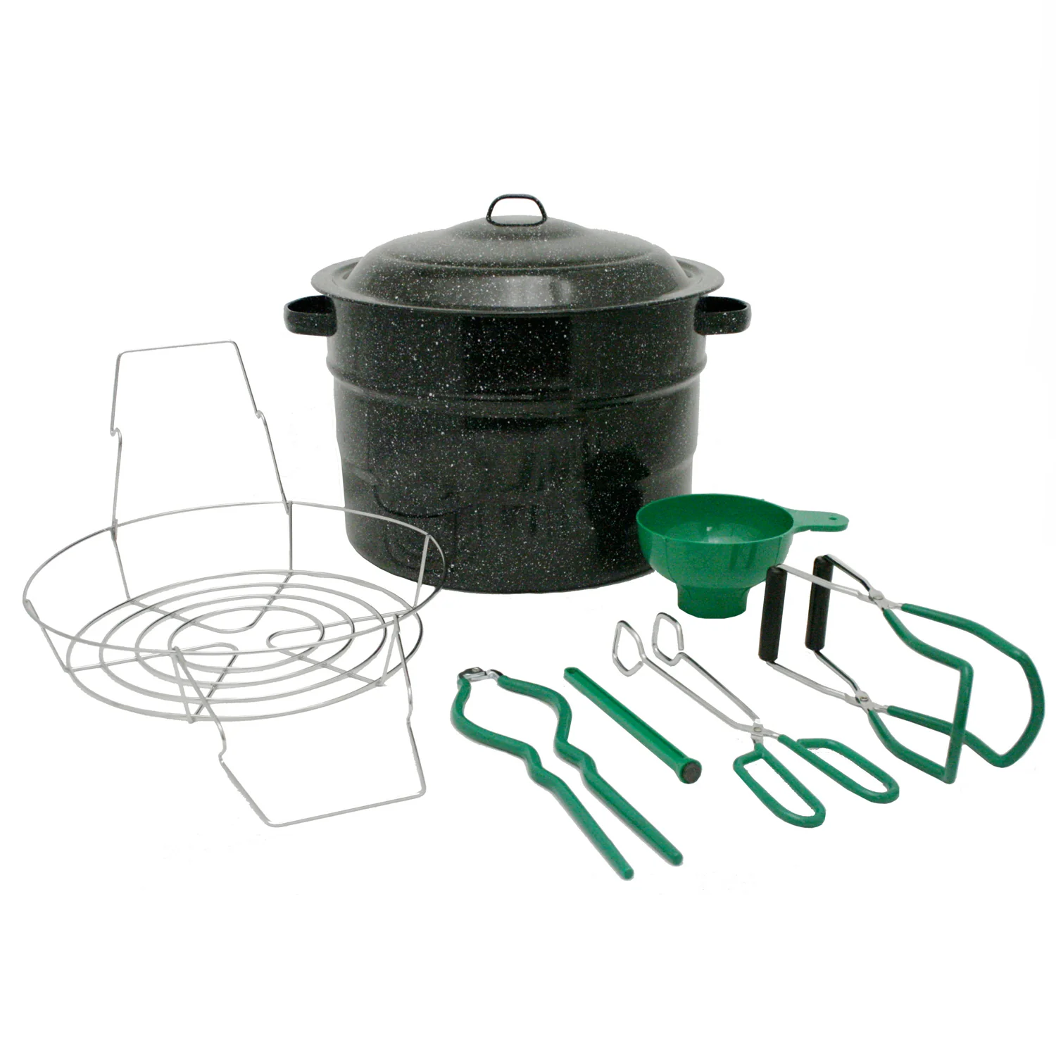 Enamelware Canner 21.5 quarts with Tool Set F0710