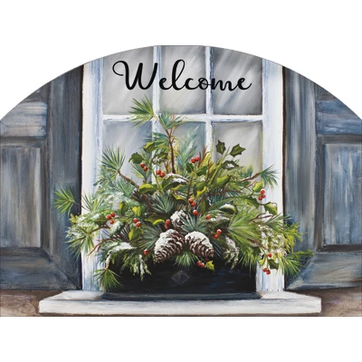 Fall & Winter Large Outdoor Decor Plaque - Image 4