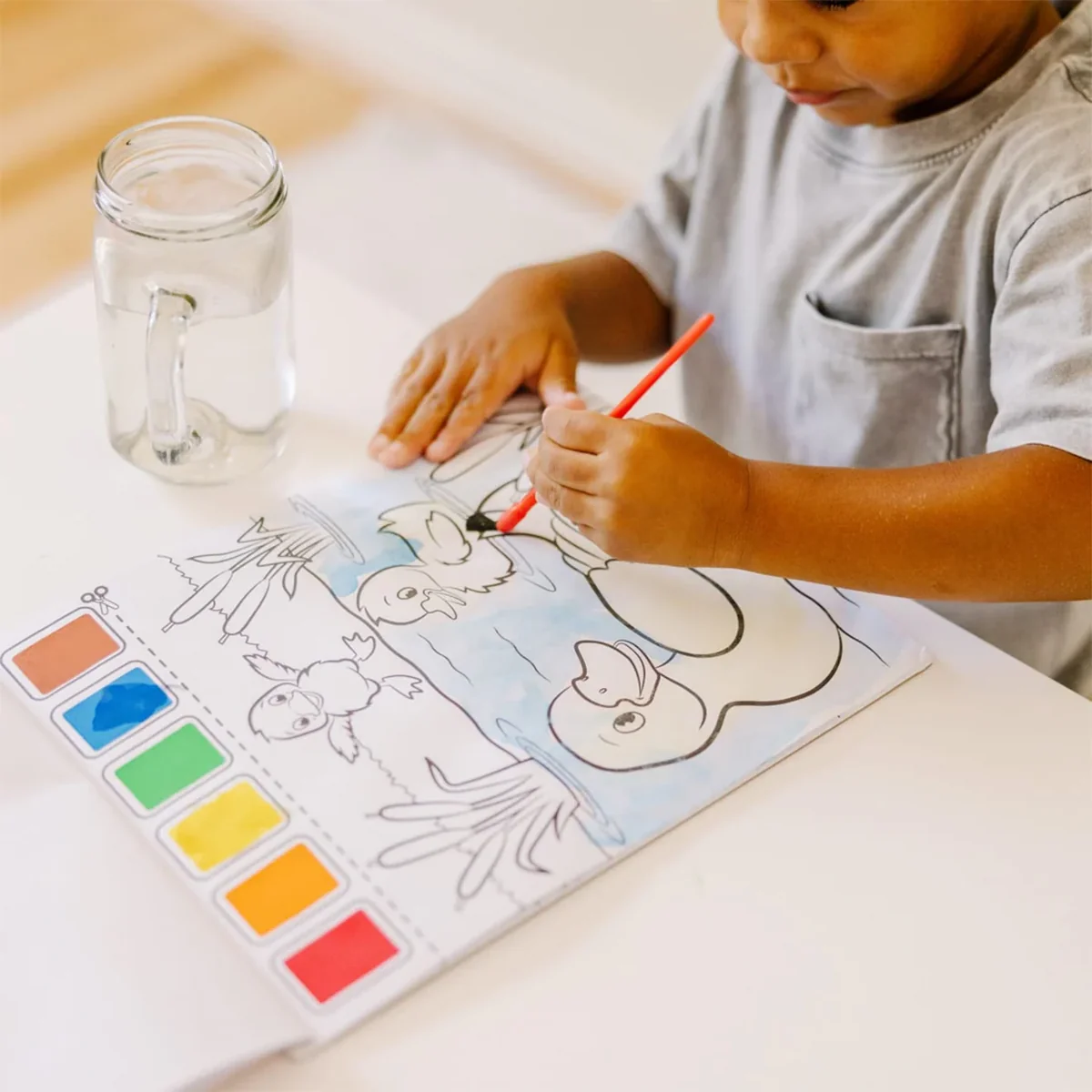 Farm Animals Paint with Water Kids' Art Pad 4165 - Image 2