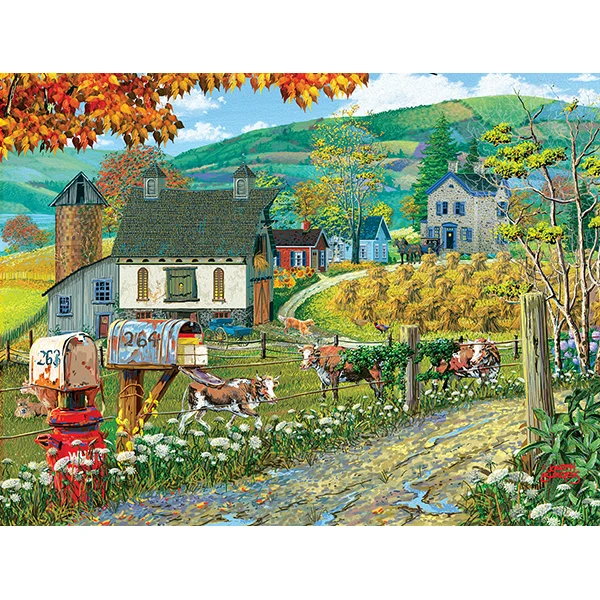 Farm Lane 300-Piece Puzzle 38732