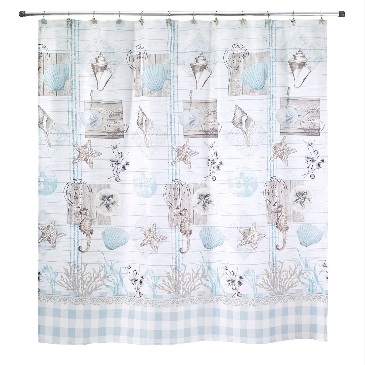 Farmhouse Shell Shower Curtain 13700H