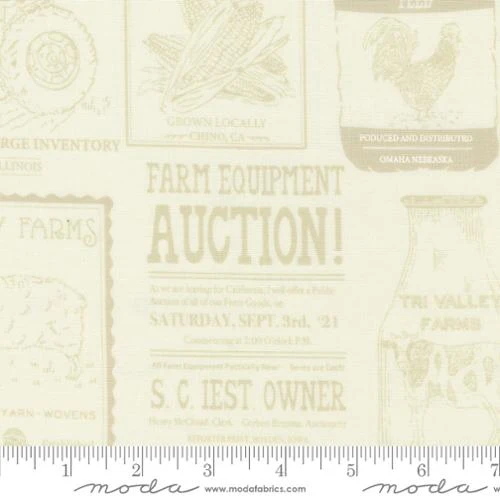Farmstead Collection Vintage Farm Advertisements Cotton Fabric 20902 - Image 2