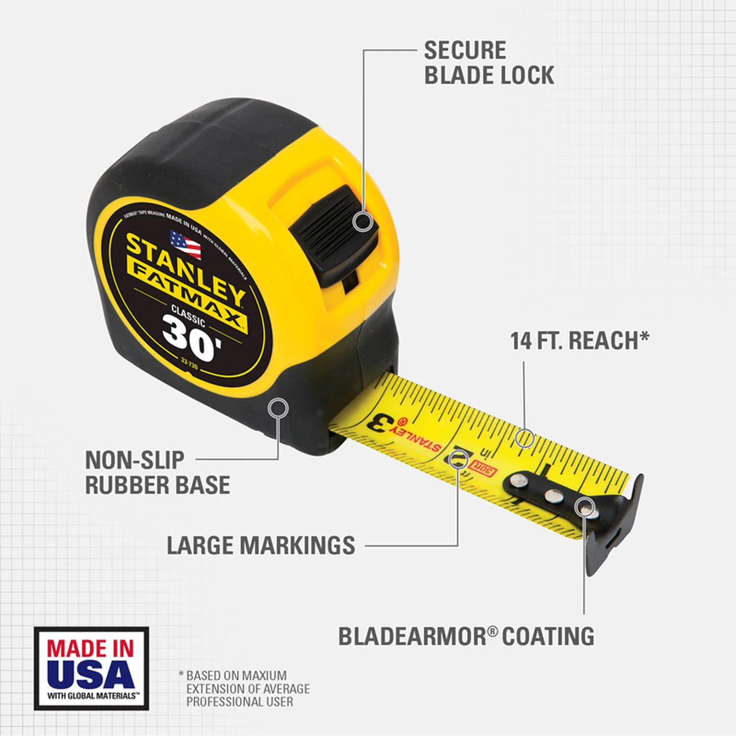 Fat Max 30ft Blade Armor Tape Measure 33-730 - Image 2