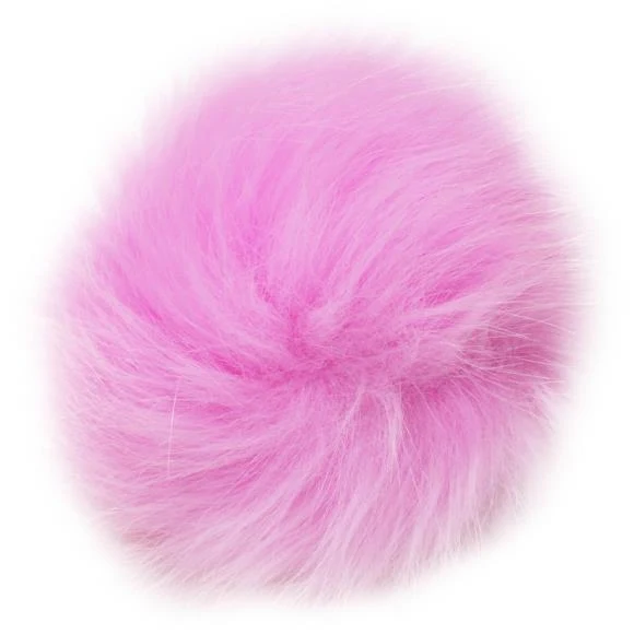 Faux Fur Pom Pom with Loop FFPAL - Image 2