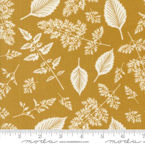 Field of Flowers Collection Leaf Print Cotton Fabric 3315