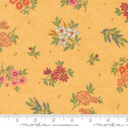 Fieldrush Collection Camellia Floral Cotton Fabric 30782 - Image 3
