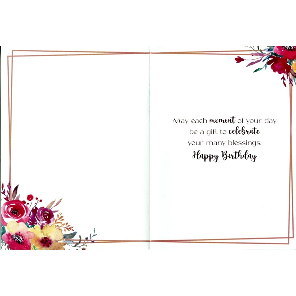 Floral Frames Birthday Boxed Cards FT22597 - Image 5