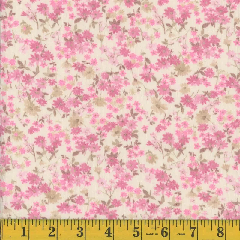 Floral Print Swaddle Mini Gauze Fabric 1363