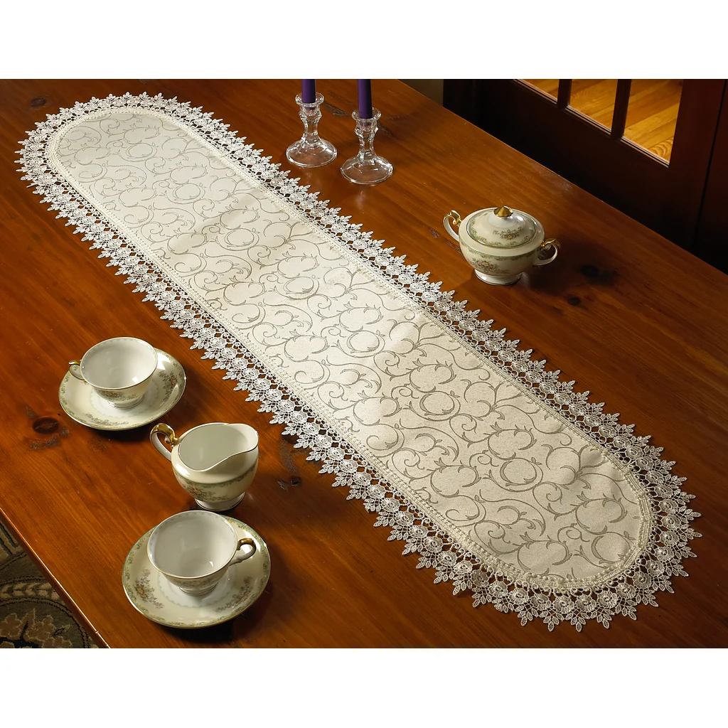 Flower Bow Embroidered Lace Doilies - Image 4