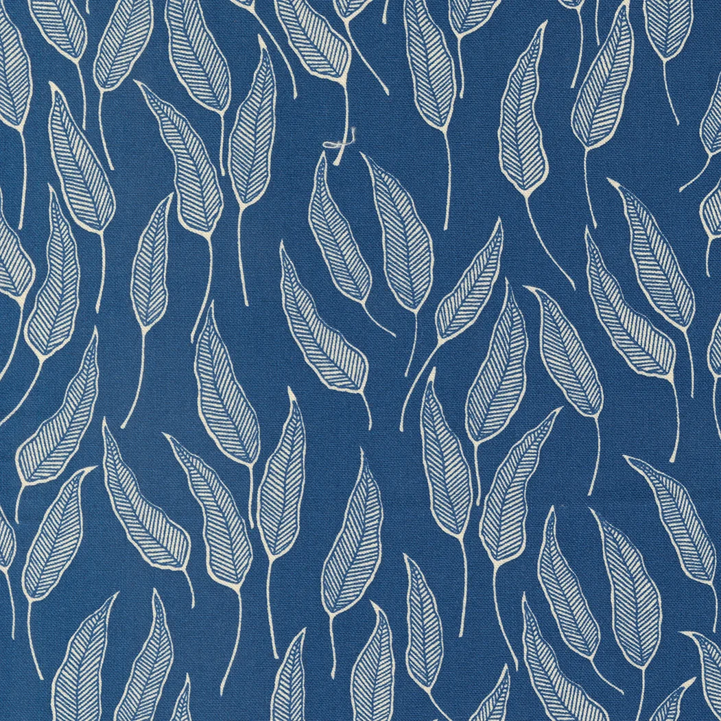 Flower Press Collection Willow Leaf Cotton Fabric 3304