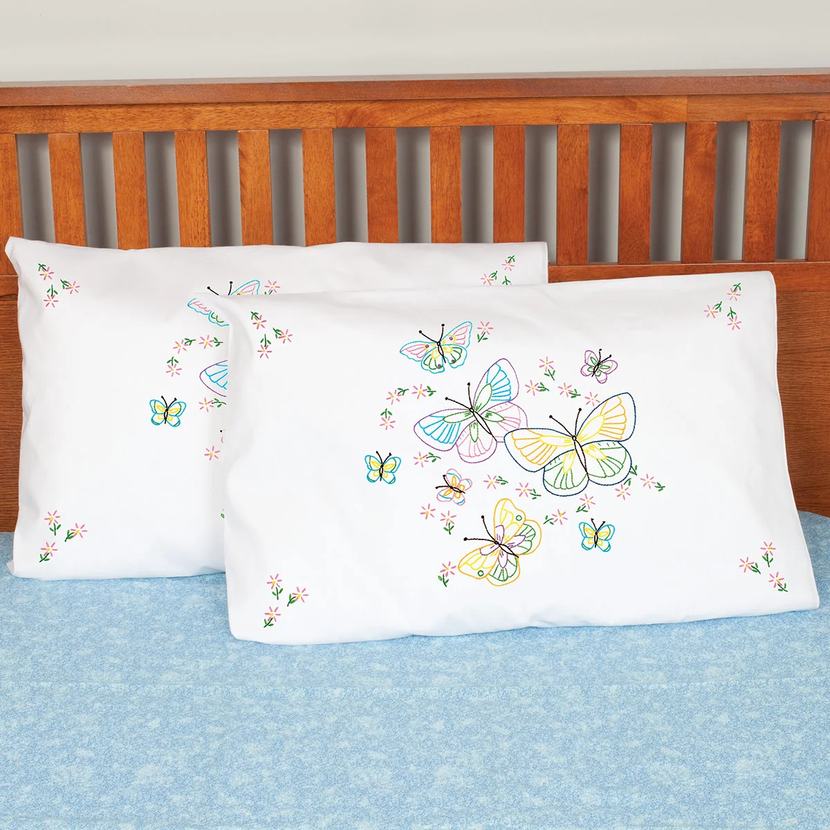 Fluttering Butterflies Pillowcase Shams 1685-143