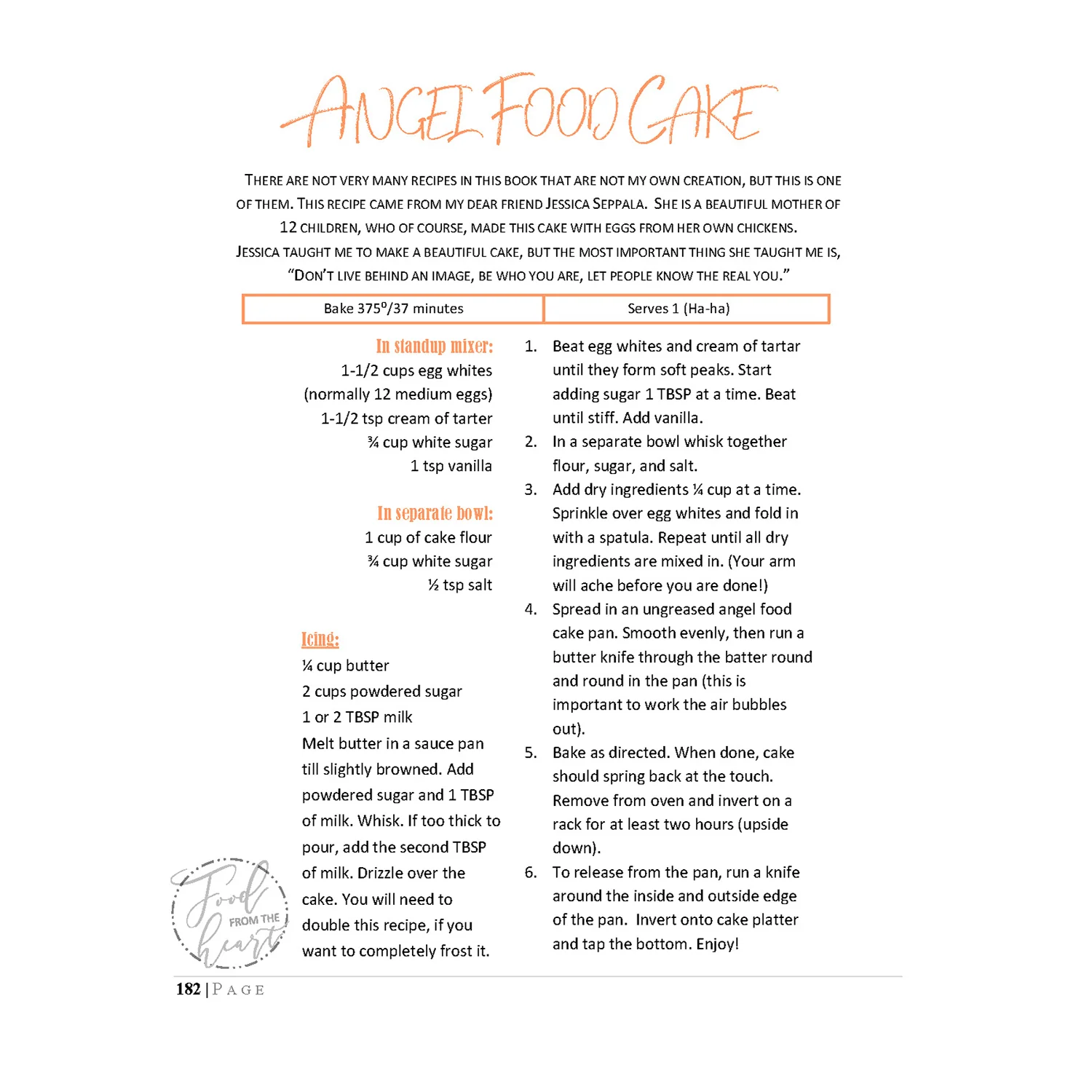 Food from the Heart Cookbook 9780578510408 - Image 5