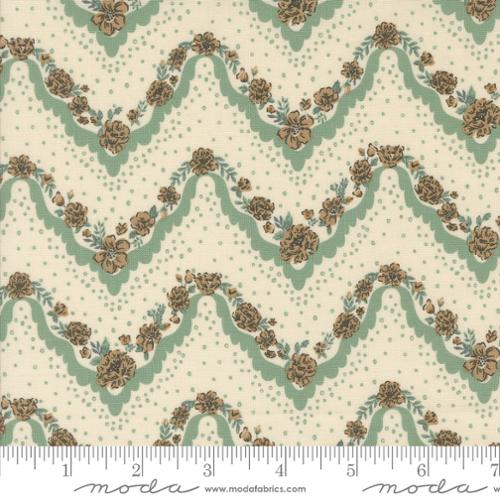 Foraged Found and Hand Me Down Collection Floral Stripes Cotton Fabric 45634 - Image 3