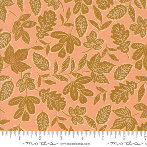 Foraged Found and Hand Me Down Collection Scattered Leaves Cotton Fabric 45633 - Image 3