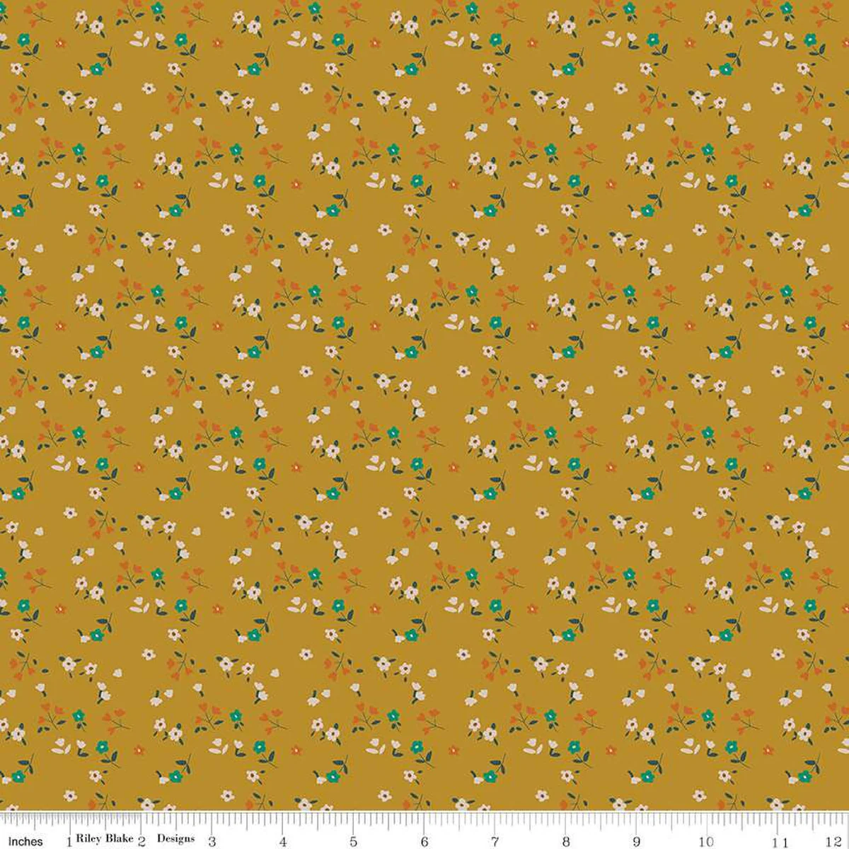 Forgotten Memories Collection Ditsy Flowers Cotton Fabric C12756
