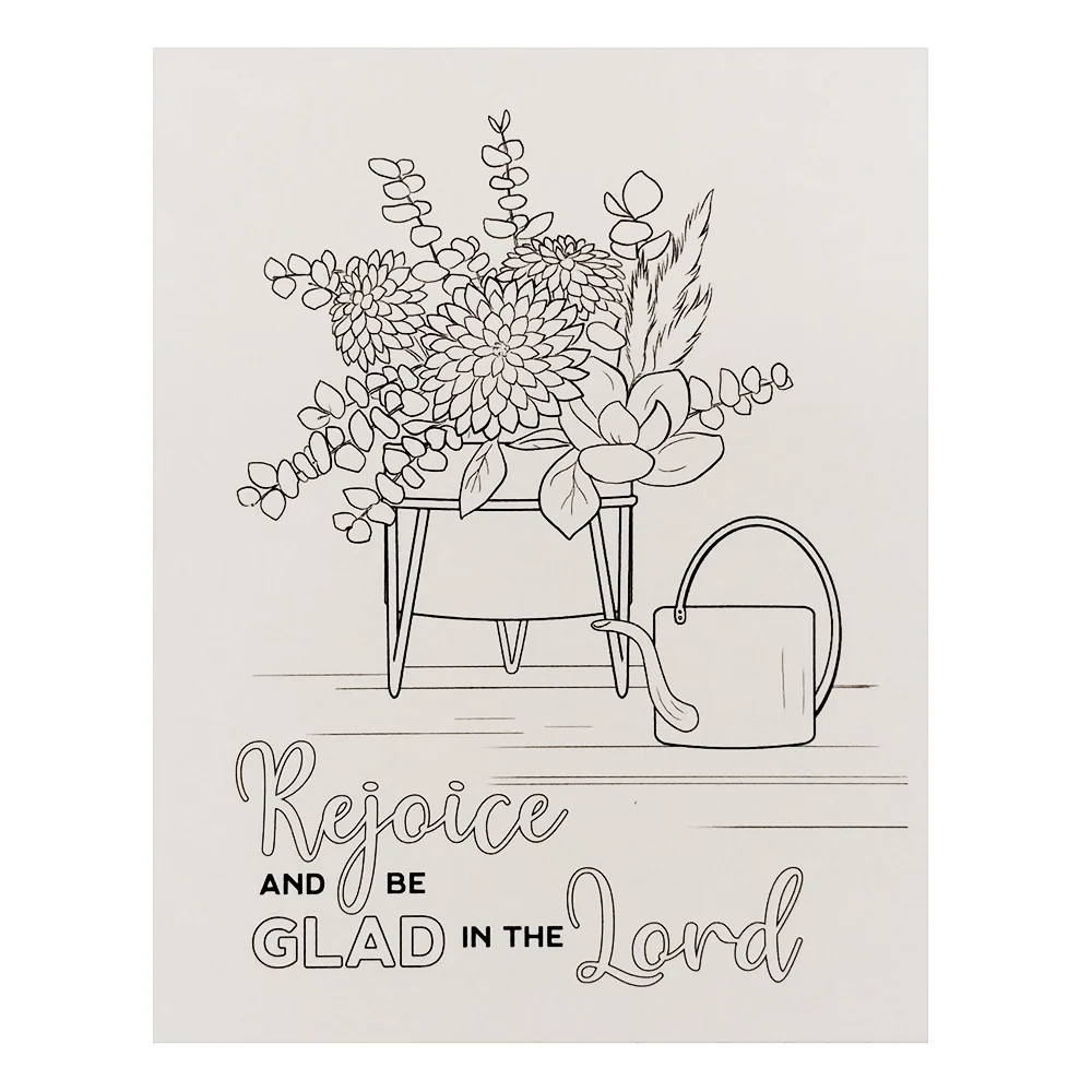 Friends and Flowers Adult Coloring Book 97197 - Image 2