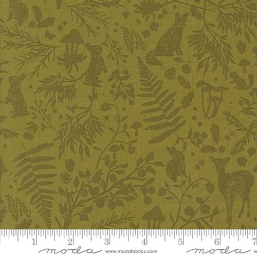 Frivolity Collection Animals and Leaves Cotton Fabric 43192 - Image 2