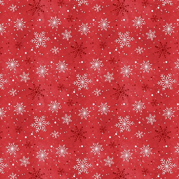 Frosty Merry-Mints Collection Snowflakes Cotton Fabric 3017-27658