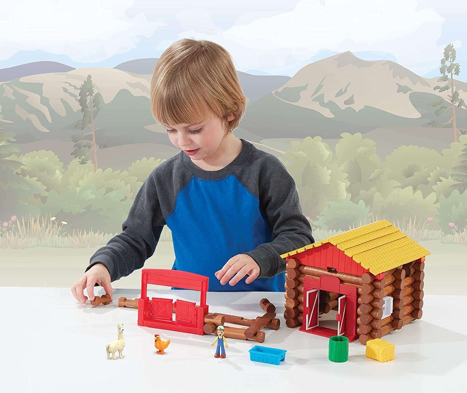 Fun On The Farm Lincoln Logs Building Set KNX00858 - Image 2