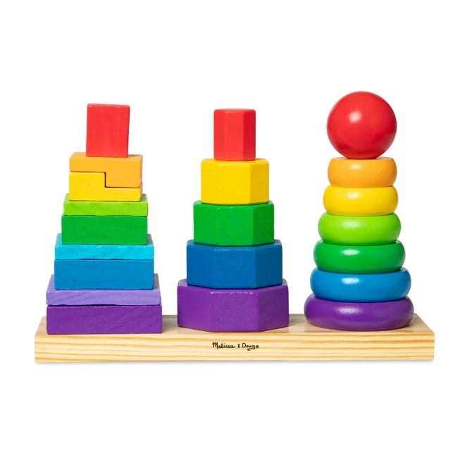 Geometric Stacker Toddler Toy 567 - Image 3