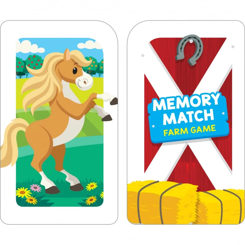 Get Ready Game Cards Go Fish and Memory Match Farm 2-Pack 04077 - Image 3