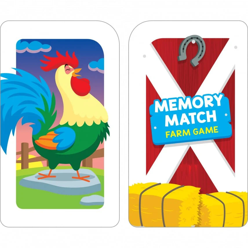 Get Ready Game Cards Go Fish and Memory Match Farm 2-Pack 04077 - Image 4