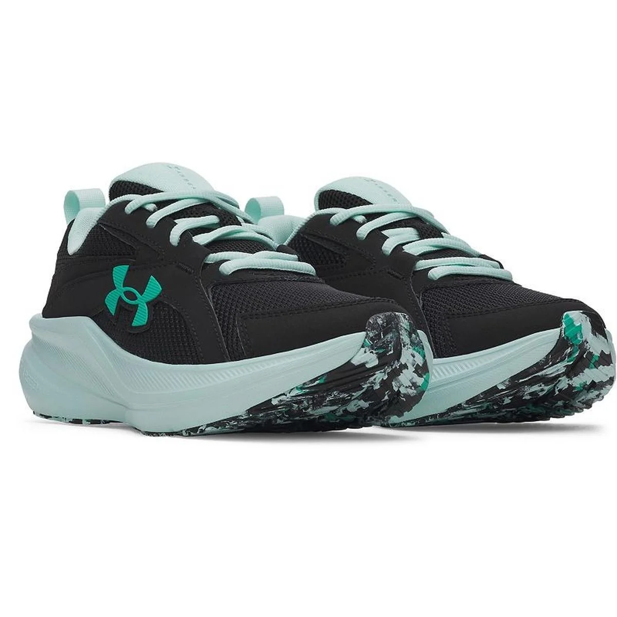 Girls' Assert 11 Charged+ Lace-up Running Shoes 6006914 - Image 4