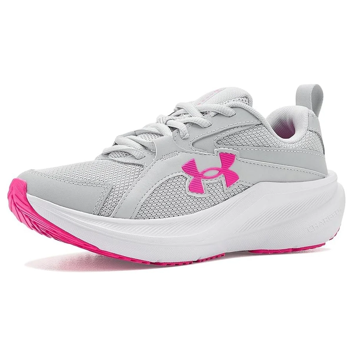 Girls' Assert 11 Charged+ Lace-up Running Shoes 6006914 - Image 5