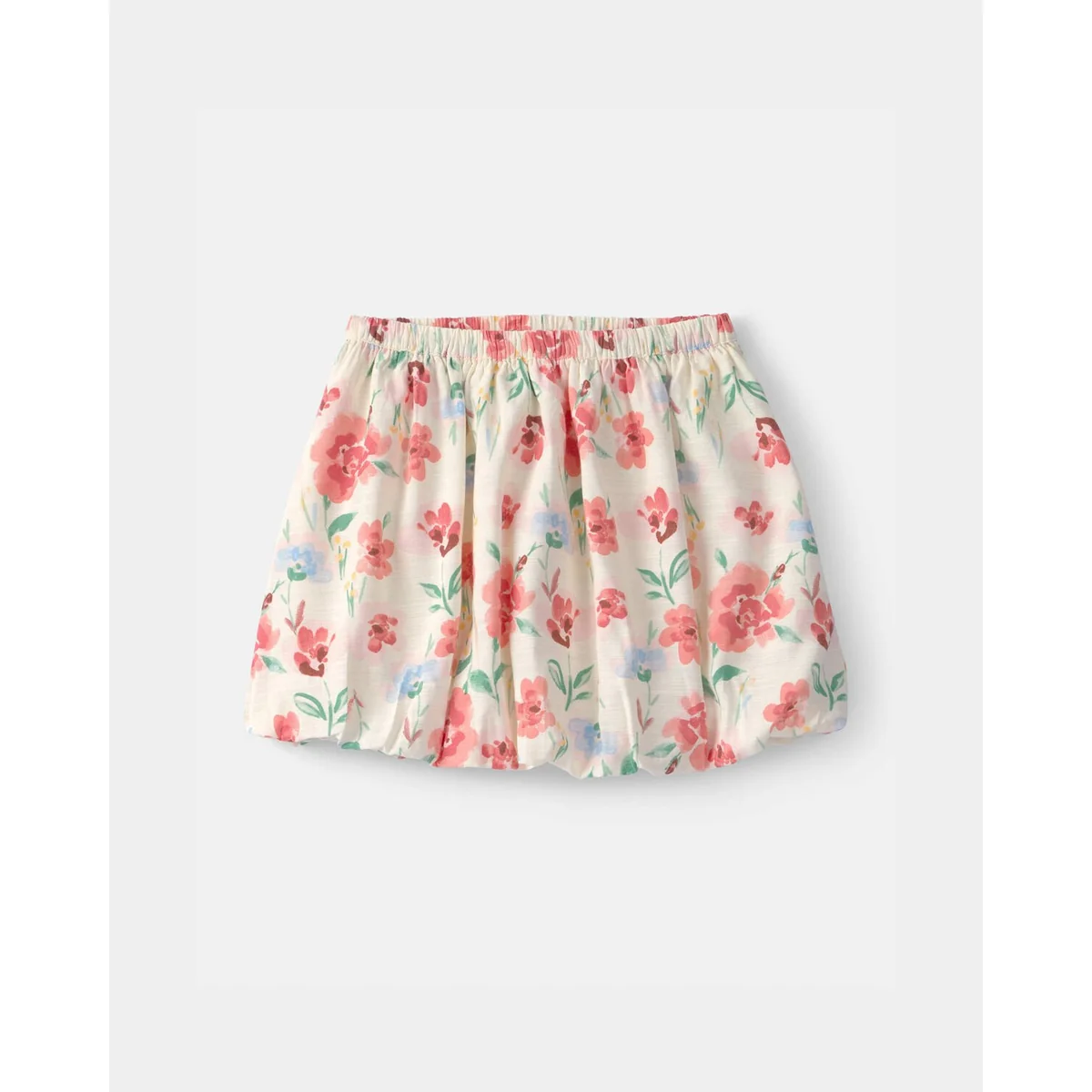 Girls' Floral Skirt - Cream 3U473410