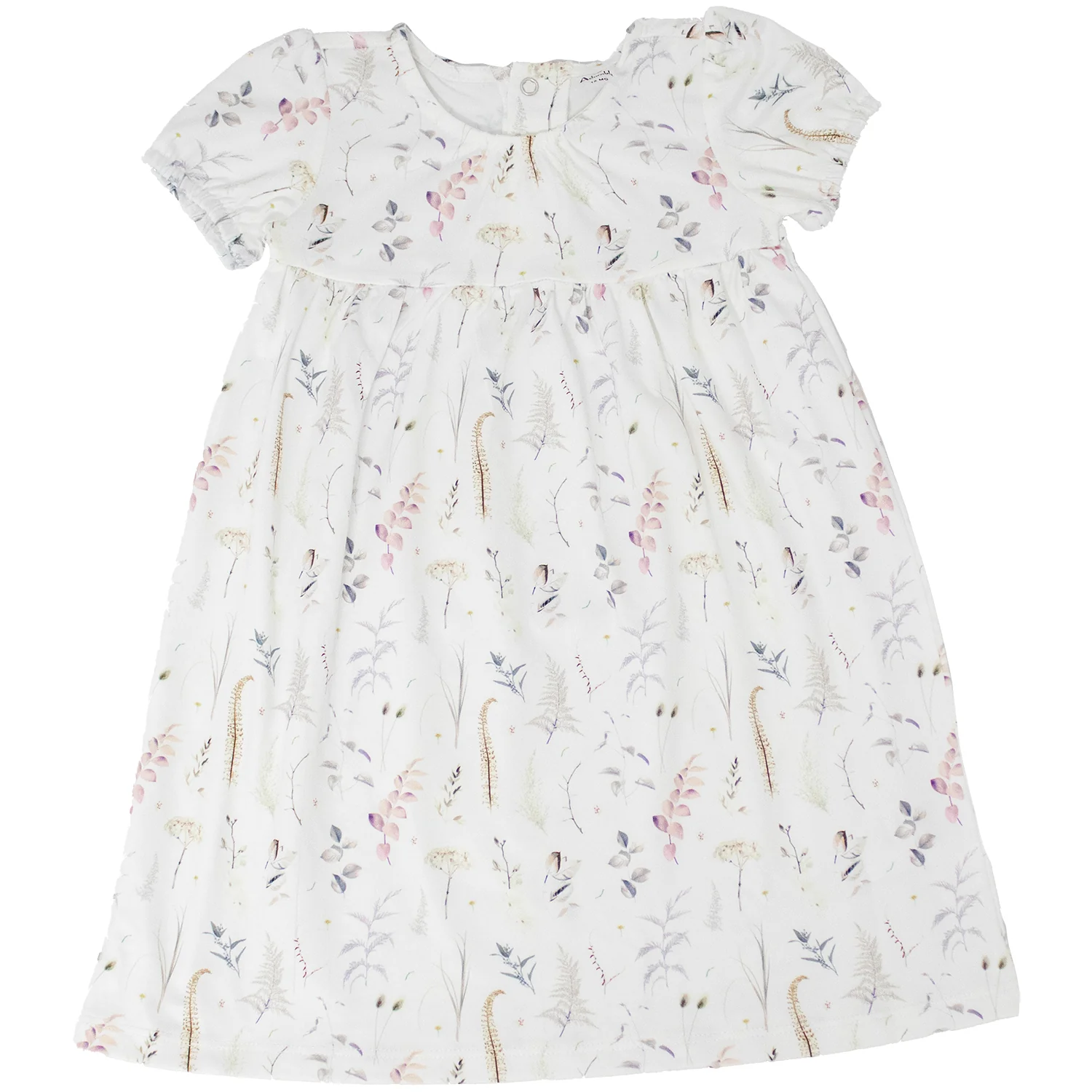 Girls' Rose Leaf Knit Dress with Headband A3006