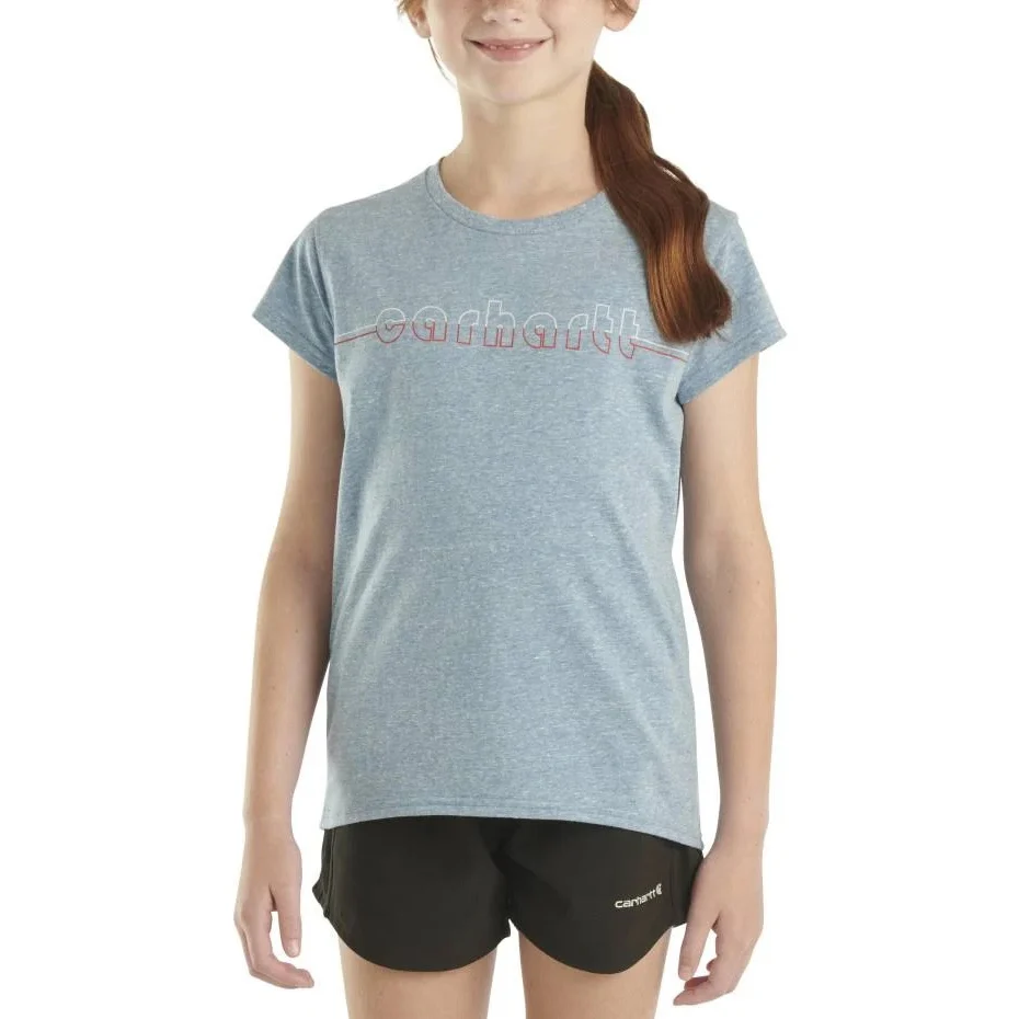 Girls' Short-Sleeve Logo T-Shirt CA7014