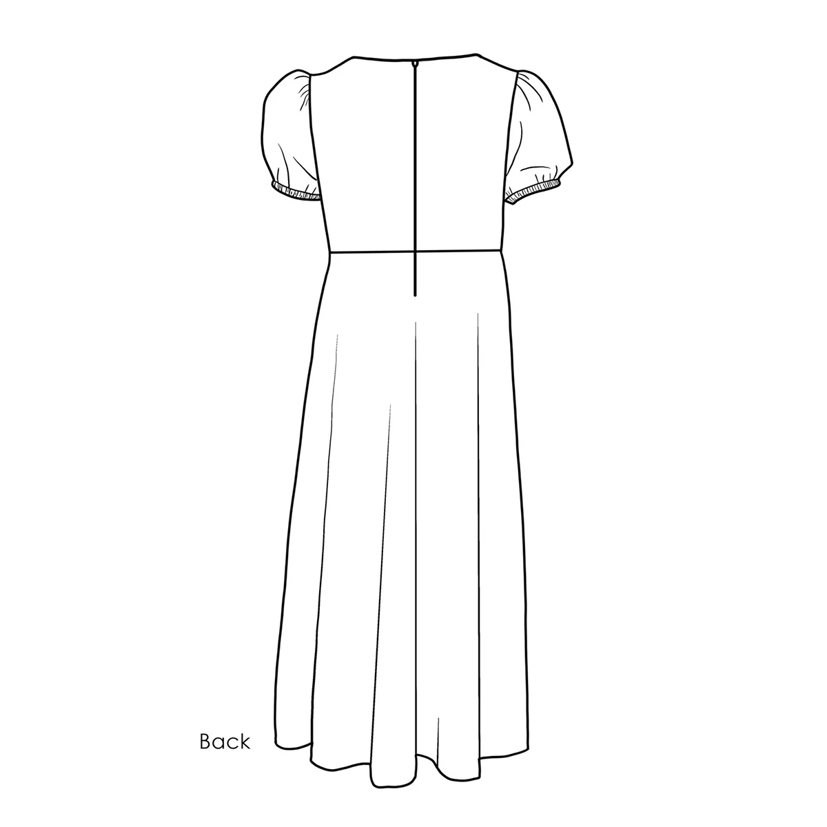 Girls' Slim Dress Patterns - Image 11