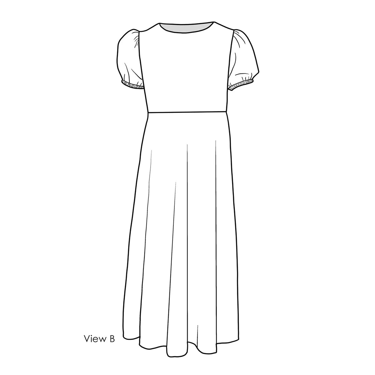 Girls' Slim Dress Patterns - Image 7
