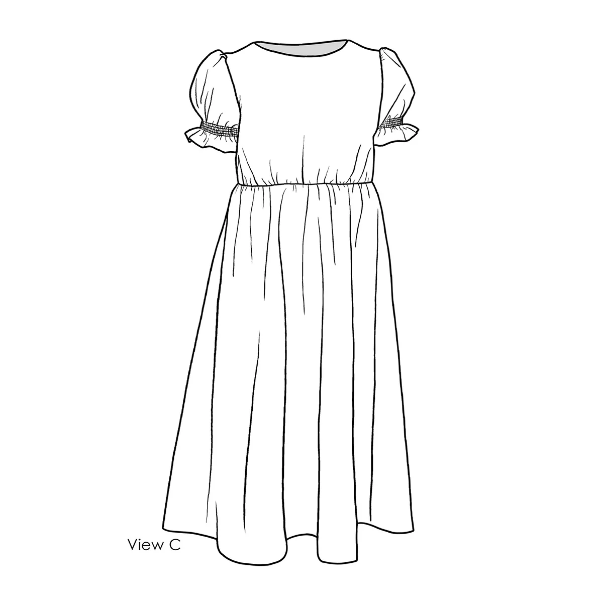 Girls' Slim Dress Patterns - Image 9